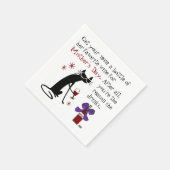 Wein zum Muttertag Serviette (Ecke)