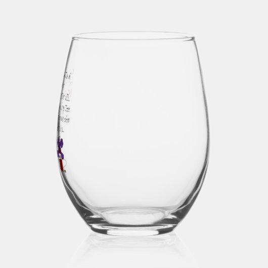 Wein zum Muttertag Weinglas Ohne Stiel (Links)