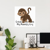 Weinaffel Poster (Heimbüro)