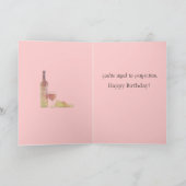 Weinalter Geburtstag Karte (Innenseite)