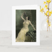 Weinalter Karte (Gelbe Blume)