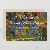 Weinanbau Weingarten Bridal Dusche Einladung (Vorne/Hinten)