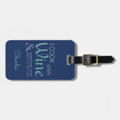 Weinangebot für individuelles Gepäck Gepäckanhänger (Vorderseite horizontal)