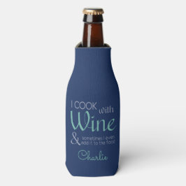 Weinangebot individuelle Name Flasche cooler Flaschenkühler