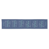 Weinangebot individuelle Name Kurzer Tischläufer (Horizontal)