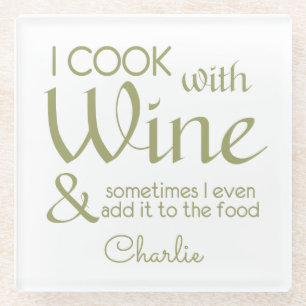 Weinangebot individuelle Name Untersetzer