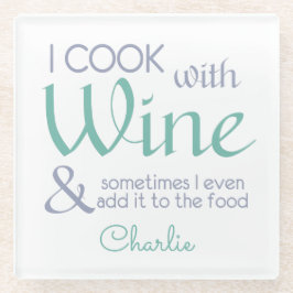 Weinangebot individuelle Name Untersetzer