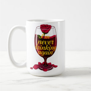 Weinangebot Kaffeetasse
