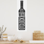Weinangebot Poster (Küche)