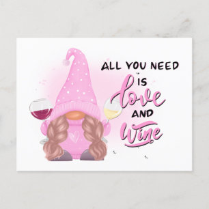 Weinangebot Postkarte