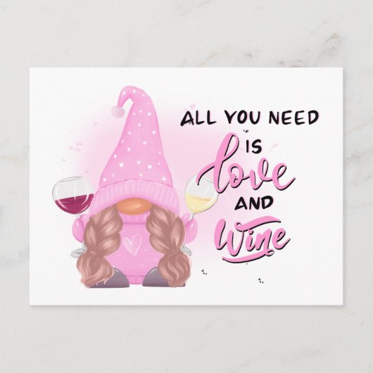 Weinangebot Postkarte (Vorderseite)