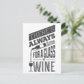 Weinangebot Postkarte (Stehend Vorderseite)