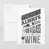 Weinangebot Postkarte (Vorne/Hinten)