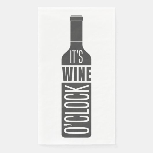 Weinangebot Serviette (Vorderseite)