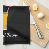 Weinangebot Yoga-Klasse? Pour a Glass Kitchtuch Geschirrtuch (Viertel Falte)