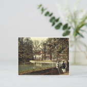 Weinau Pond und Restaurant, Zittau, Sachsen, Deuts Postkarte (Stehend Vorderseite)