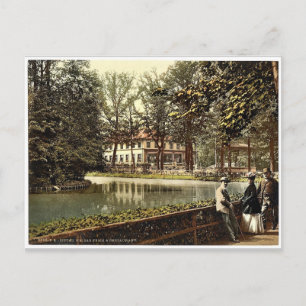 Weinau-Teich und Restaurant, Zittau, Sachsen, Deut Postkarte