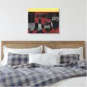Weinauswahl Leinwanddruck (Insitu (Schlafzimmer))
