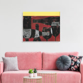 Weinauswahl Leinwanddruck (Insitu (Wohnzimmer))