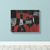 Weinauswahl Leinwanddruck (Insitu (Holzboden))