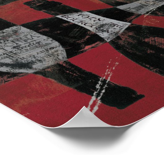 Weinauswahl Poster (Ecke)