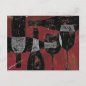 Weinauswahl Postkarte (Vorderseite)