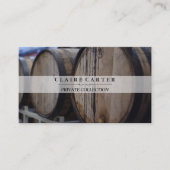 Weinbarrels Visitenkarte (Vorderseite)