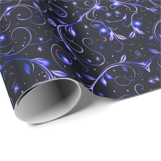 Weinbau Grüne Stars Polka Dots Weihnachten Geschenkpapier (Rolleneckpunkt)