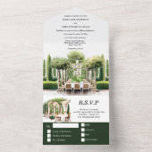 Weinbauernhof Formales Speisepoplar All In One Einladung (Innen Boden)