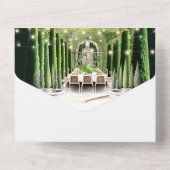 Weinbauernhof Formales Speisepoplar All In One Einladung (Rückseite)