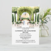 Weinbauernhof Fresko - Tuscan Einladung (Stehend Vorderseite)