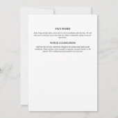 Weinbauernhof Fresko - Tuscan Einladung (Rückseite)