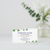 Weinbaukarte mit Weingärtnerei Visitenkarte (Stehend Vorderseite)