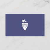 Weinbaukarte mit Weingärtnerei Visitenkarte (Rückseite)