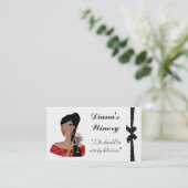 Weinbaukarten Visitenkarte (Stehend Vorderseite)