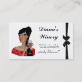 Weinbaukarten Visitenkarte (Vorderseite)