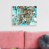 *~* Weinbaukellerei AR21 Blauer Weinkeller Leinwanddruck (Insitu (Wohnzimmer))