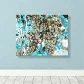 *~* Weinbaukellerei AR21 Blauer Weinkeller Leinwanddruck (Insitu (Holzboden))