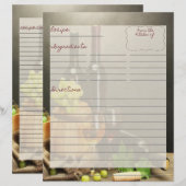 Weinbaurecipe Beilagen (Vorne/Hinten)