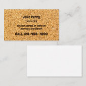 Weinberater Cork Visitenkarte (Vorne/Hinten)