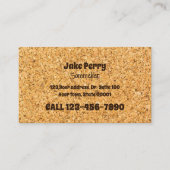 Weinberater Cork Visitenkarte (Vorderseite)