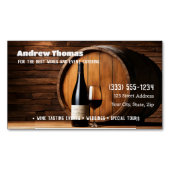 Weinberater Liquor Store Magnetische Visitenkarte (Vorderseite)