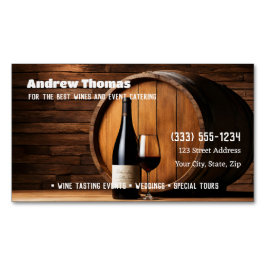 Weinberater Liquor Store Magnetische Visitenkarte