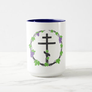Weinberg des Lord Large 2-Töne-Kaffee-Tasse Tasse