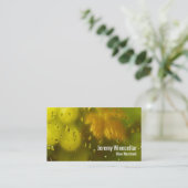 Weinberg des weißen Weins Visitenkarte (Stehend Vorderseite)