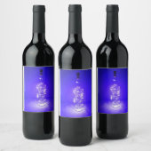 Weinberg Elegante: Design des künstlichen Weinlabe Weinetikett (Flaschen)