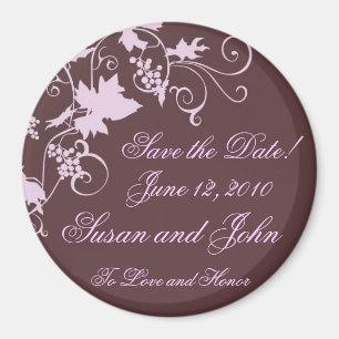 Weinberg-Eleganz Save the Date! Magnet