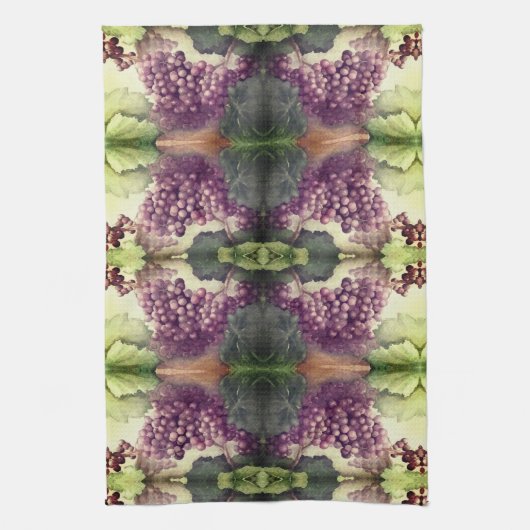 Weinberg Geschirrtuch (Vertikal)