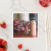 Weinberg Hochzeit Verlobung Napkins Serviette (Beispiel)