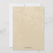 Weinberg-Hochzeits-Einladung Einladung (Rückseite)